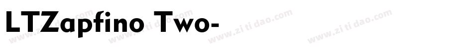 LTZapfino Two字体转换